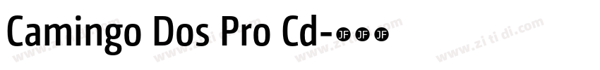 Camingo Dos Pro Cd字体转换